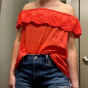 Off the shoulder top